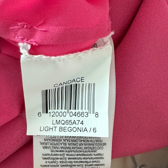 Pink Ruffle Sleeve Dress - Picture 7 of 8